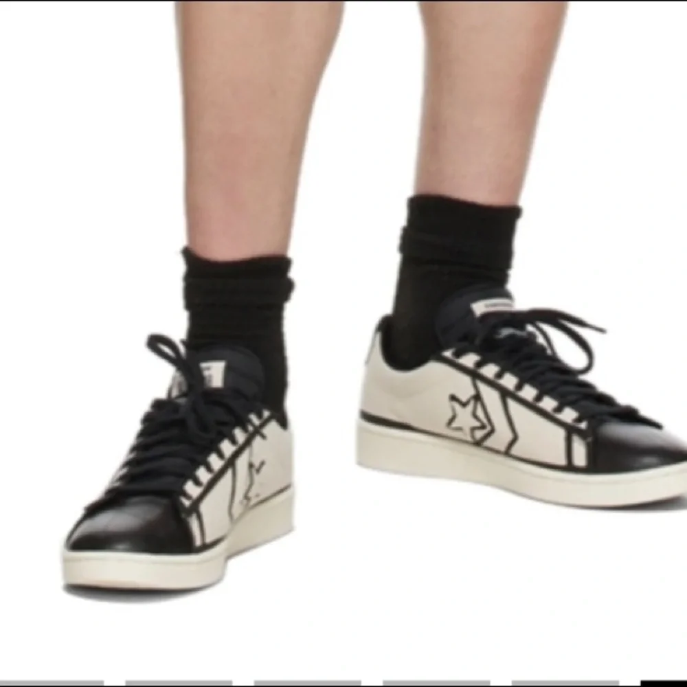 Converse black Joshua Vides edition pro leather low top sneaker - Picture 6 of 7